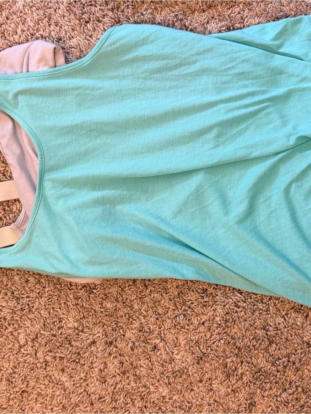 ALO Yoga Mint Green Racerback Tank Top